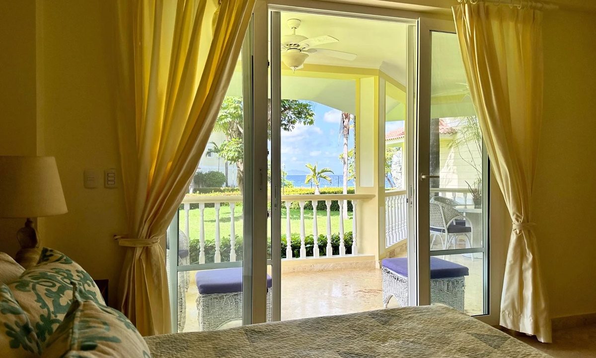 master bed view