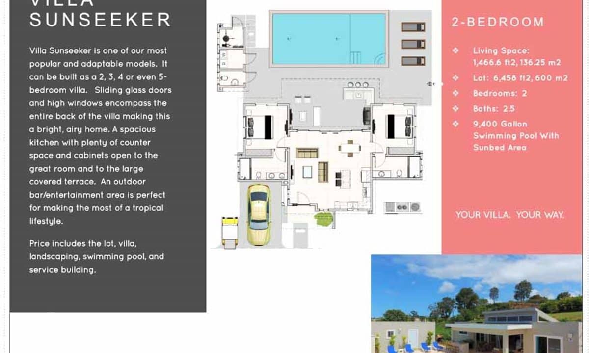 Sunseeker FloorPlan 2-bed