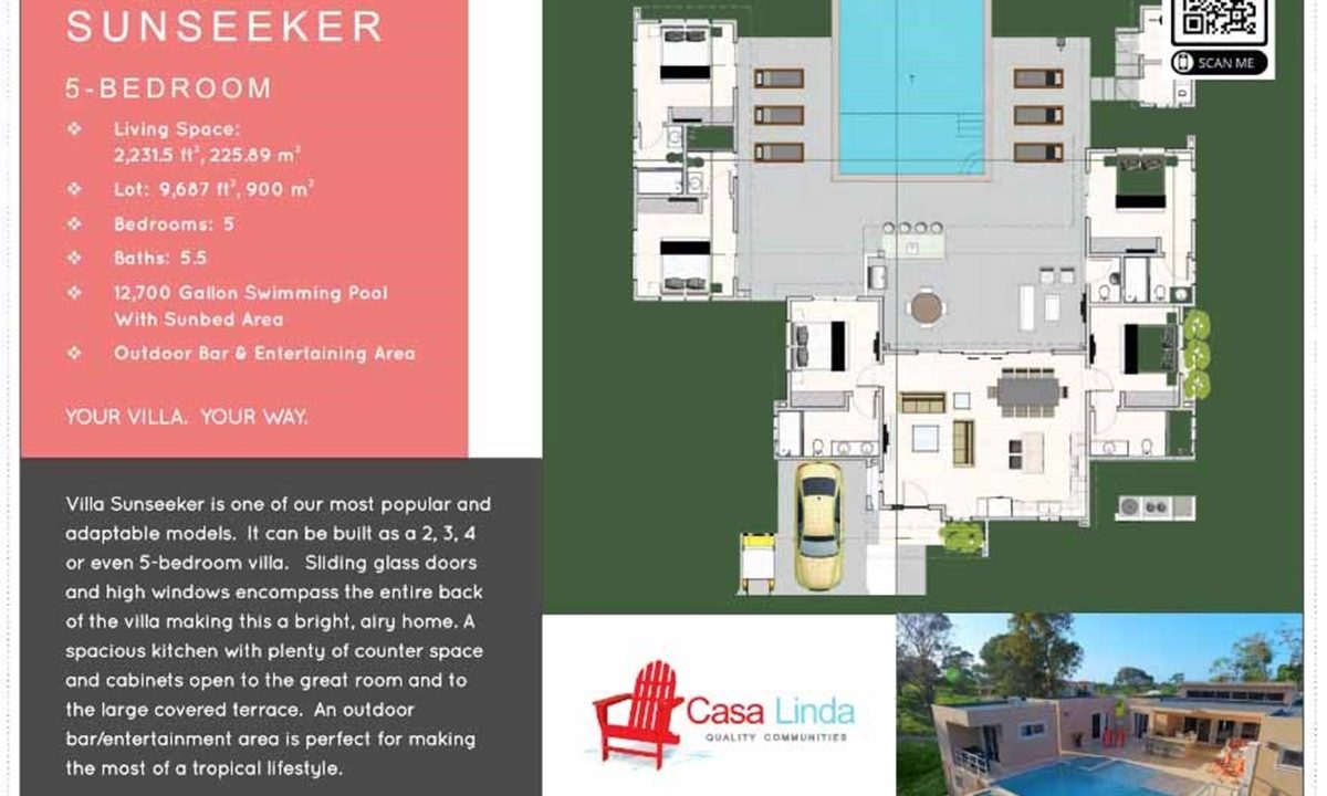 Sunseeker FloorPlan 5-bed