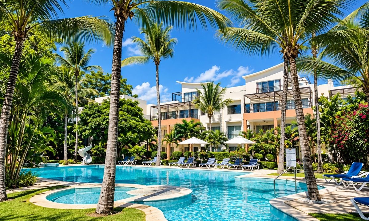 Tropical Resort Pool Paradise